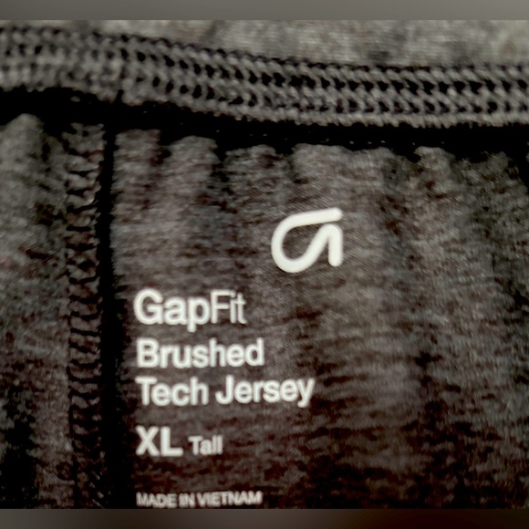 Gap NWT Tech Jersey Gray Jogger XL tall - Picture 7 of 10